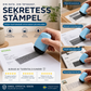 🔥 KÖP 1 FÅ 1 GRATIS! Slipp klippa och riva papper – dölj personlig information direkt med sekretessstämpel 🔒
