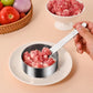 🍔 50% RABATT NU! Köttfärspress i 304 rostfritt stål, non‑stick för perfekta hamburgare 🥩✨