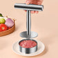 🍔 50% RABATT NU! Köttfärspress i 304 rostfritt stål, non‑stick för perfekta hamburgare 🥩✨
