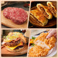 🍔 50% RABATT NU! Köttfärspress i 304 rostfritt stål, non‑stick för perfekta hamburgare 🥩✨
