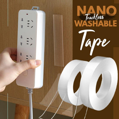 🔥50% RABATT NU! Återanvändbar nano halkfri tejp, genomskinlig & vattenbeständig, lämnar inga märken 🏠✨✅💥