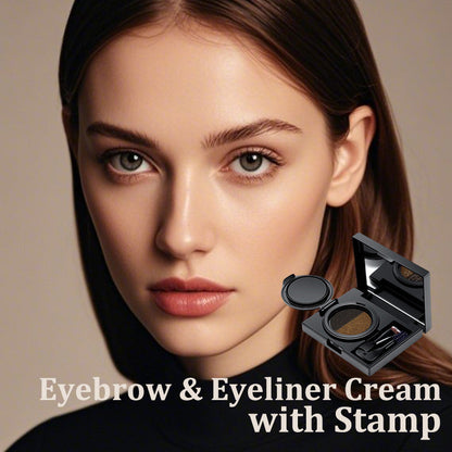 💥New Year Hot 49% OFF💥Eyebrow & Eyeliner Cream with Stamp