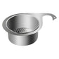 🛒50% RABATT NU! 🦢Svanformad korg i rostfritt stål för diskbänk – Praktisk silkorg för köksavfall & diskning 🧼✨