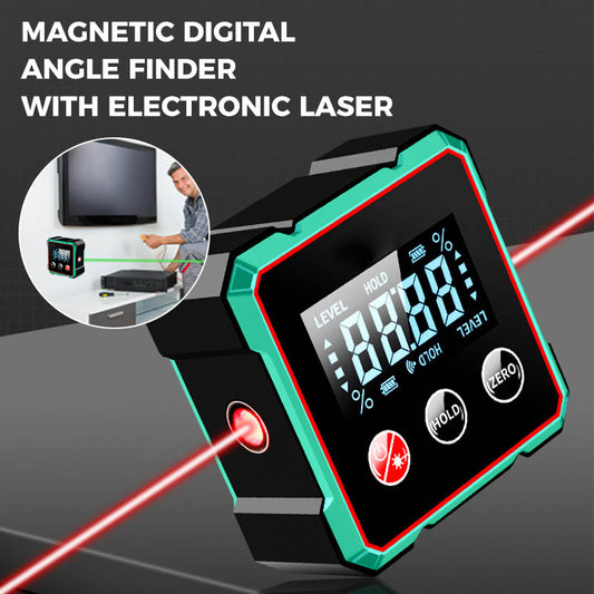 💥Heißer Verkauf 50% Rabatt💥Magnetischer digitaler Winkelsucher mit elektronischem Laser🛠️