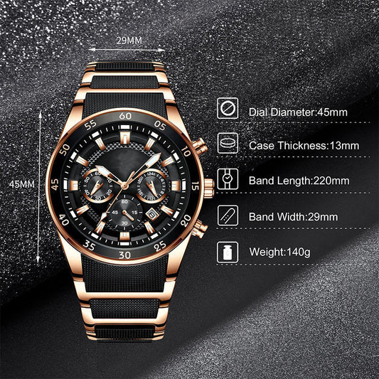 ⌚ HERRWATERPROOF KVARTSU - DIN ÄVENTYRSKOMPIS! 🌊🔥