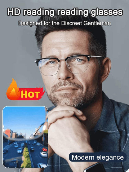 🔥Ultra Light Anti Blue Presbyopic-glasögon