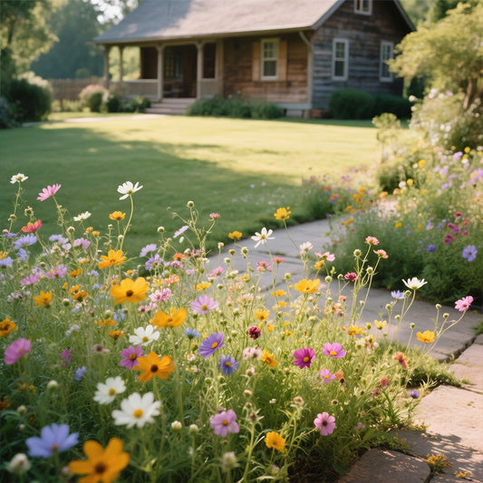 🌺 Färgstark fröblandning för vildblommor för alla årstider