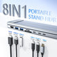 💻 50% RABATT 🔌 | USB-C Dockningsstation med Laptopställ – 8-i-1, 4K HDMI & Snabbladdning