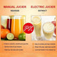 🔥50% RABATT NU!🍋Manuell juicer i rostfritt stål – robust citruspress för färsk fruktjuice i köket och baren🥤✨