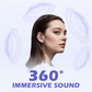 Bekväma Bluetooth-öronsnäckor med öppen öronklämma