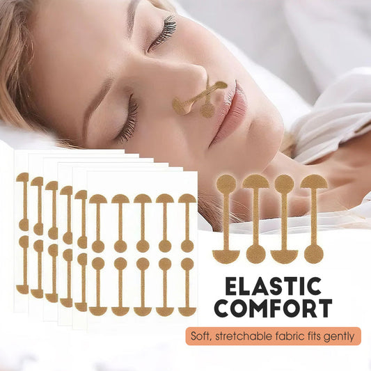 Elastisk näspatch i form av en hantel