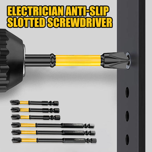Elektrikerhalkskyddad skruvmejsel med slits