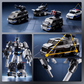 9 i 1 magnetisk transformerande bil och robotleksak