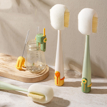 🛒50% RABATT NU! 🧼5‑i‑1 rengöringsborste för vattenflaskor och köksredskap – Rengör varje trångt hörn, mångsidig för hemmaköket ✨