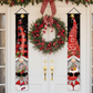 2PCS 71x12" Christmas Porch Banners