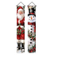 2PCS 71x12" Christmas Porch Banners