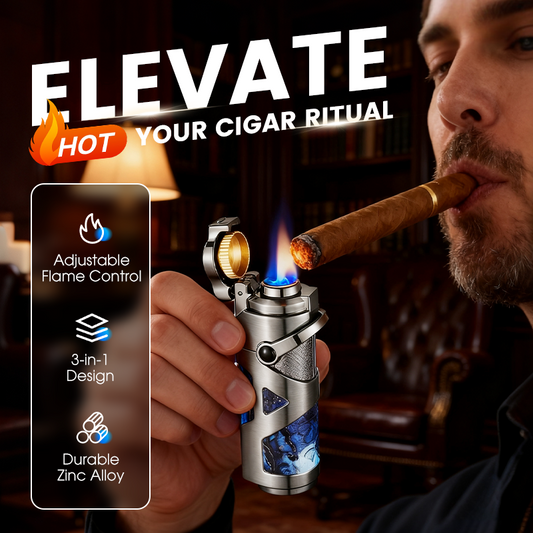 Vindtät och multifunktionell bärbar cigarettändare