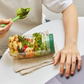 🥗 50% RABATT! 🎉 Livsmedelsklassad Färsk Salladsskål – Kompakt, Tät & Balkonvänlig 📦