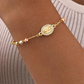🔥50% RABATT NU! 📿 Elegant korsarmband med strass, trefärgad design för alla tillfällen 💖🎁