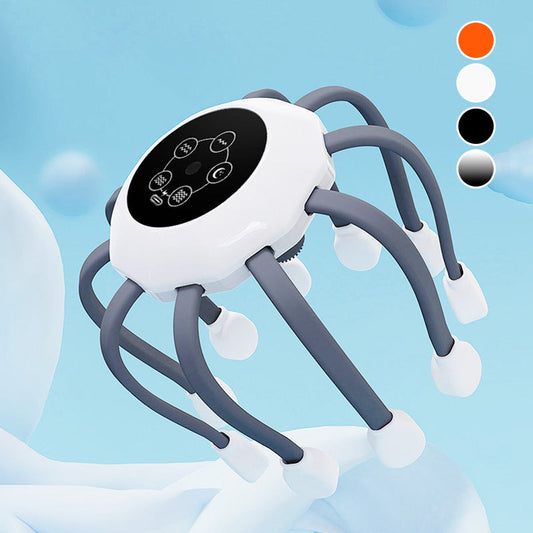 🛒 50% RABATT NU! 🧴 Elektrisk hårbottenmassager – Mjuka Silikonborstor, Lättanvänd & Främjar Blodcirkulation – Perfekt för Avkoppling, Hårvård & Stresslindring 🌿