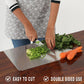 🥳2026 HOT SALE🥳💞50K+ SOLD!🔪💧 50% OFF! Stainless Steel Cutting Board – Resists rust, scratches & bacteria. Easy to wipe, stays like new. Perfect for daily meal prep. 🥩🍽️
