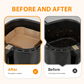 🔥50 % RABATT! 🍗 Engångsbakplåtspapper för varmluftsfritöser – non-stick-belagt, värmetåligt, perfekt för Airfryer. 🛡️💨