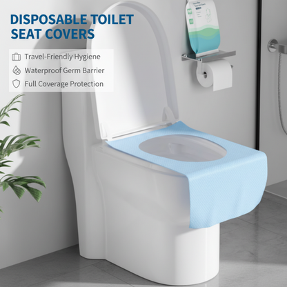 🔥50% RABATT NU! 🚽Engångs vattentäta toalettsitsöverdrag för resor och allmänna toaletter ✨⏳