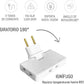 🔥50% RABATT NU!🔌180°‑roterbart trefaldigt vägguttag (EU‑sticka) – Praktisk multiuttag för hemmet✨
