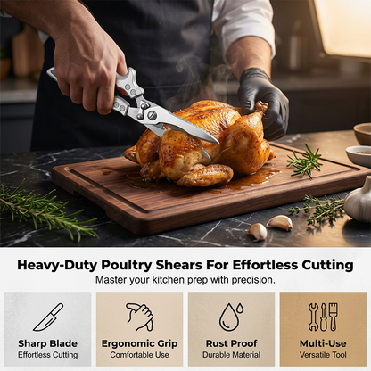 🛒50% RABATT NU! ✂️🍗Kraftig multifunktionell kökssax – Klipper som ett odjur, perfekt för kött, fisk och grönsaker 🔪💪✨