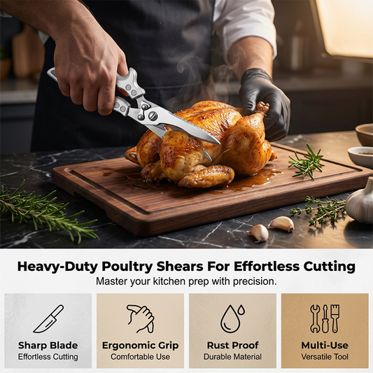 🛒50% RABATT NU! ✂️🍗Kraftig multifunktionell kökssax – Klipper som ett odjur, perfekt för kött, fisk och grönsaker 🔪💪✨
