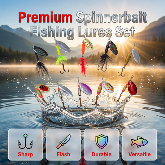 Metallisk spinnerbait till fiske