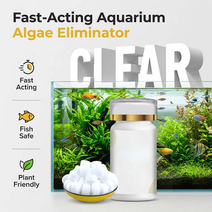 🐟 50% RABATT NU! 💧 Borttagare av Grönt Vatten & Mossa – Snabbverkande Algtabletter – Säkert för Fiskar & Klarhet 🌿