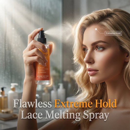 🌪️👱‍♀️50 % RABATT! Din frisör håller kvar som betong, även om du befinner dig i en orkan! Denna lace-melting spray smälter bort kanterna som om de var din egen hårstruktur – ingen ser det, alla tror på det!