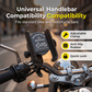 🛒 50% RABATT NU! 🚲 Snabbfäste för cykeltelefon med säkert lås – Stabil montering & enkel användning – Perfekt för cykling och utomhusaktiviteter 🛵
