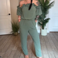 🛒 50% RABATT NU! 👗 Axellös jumpsuit med volangdetalj – Snygg passform & mjukt material – Perfekt för utflykter och festliga tillfällen 💐