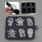 🛒 50% RABATT NU! 💀 3D Skalle Silikonisform med lock – Enkel formning & lätt uttagning – Perfekt för festdrycker och hemmabruk 🧊