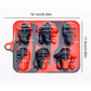 🛒 50% RABATT NU! 💀 3D Skalle Silikonisform med lock – Enkel formning & lätt uttagning – Perfekt för festdrycker och hemmabruk 🧊