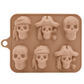 🛒 50% RABATT NU! 💀 3D Skalle Silikonisform med lock – Enkel formning & lätt uttagning – Perfekt för festdrycker och hemmabruk 🧊