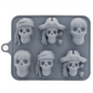 🛒 50% RABATT NU! 💀 3D Skalle Silikonisform med lock – Enkel formning & lätt uttagning – Perfekt för festdrycker och hemmabruk 🧊