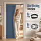 🛒50% RABATT NU! 🚪Magnetisk dörrgardin utan borrning – Håller mygg och insekter ute, enkel montering för hemmet ✨