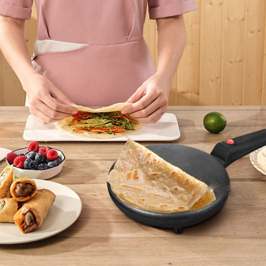 🛒50% RABATT NU! 🥞Elastisk crepepanna med non‑stick yta – Snabb uppvärmning, perfekt för crepes, pannkakor och tunnbröd ✨