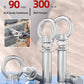🔥50% RABATT NU!📢Expansionsskruvar med lyftring i 304 rostfritt stål, 6 stycken per förpackning – stabil fästning för montage✨