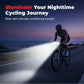 🛒50% RABATT NU! 🚴💡Hög-lumen USB‑uppladdningsbar cykellampa – Stark belysning för trygga cykelturer dag och natt ✨