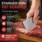 🛒50% RABATT NU! 🥩Ergonomiskt böjd köttskrapa – Bättre kontroll, förenklar köttberedning för kök och grill ✨