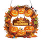 🍂 50% RABATT NU! Höstlig pumpakrans i diamanter – komplett DIY-kit med akrylbas, färgkodade pärlor & upphängningskedja – perfekt för höst- och skördeinredning 🎃✨