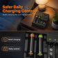 🛒50% RABATT NU! 🔋Smart laddare för uppladdningsbara batterier med flera fack – Säker och effektiv laddning för hemmet och verkstaden ✨