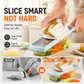 🛒50% RABATT NU! 🥕Mångsidig grönsaksskärare med avrunskorg – Snabb och praktisk skärning av frukter och grönsaker i köket ✨