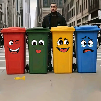 🔥50% RABATT NU!😜4 ark roliga smiley-klistermärken – dekorera anteckningar, laptops och flaskor✨