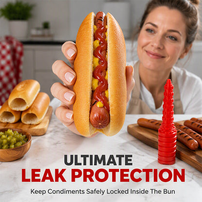 🛒50% RABATT NU! 🌭Läckagesäker verktyg för korvberedning – Praktisk kökshjälpare för att skära och förbereda korvar utan spill ✨
