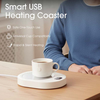 🔥50% RABATT!⚡Smart USB-uppvärmd underlägg, justerbar värme för skrivbord och hemmabruk✨